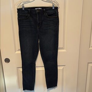 Sam Edelman Blue high rise Ankle Cropped Jeans Modern Fit